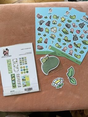 Hubman & Chubgirl Crawly Critters Sticker Set